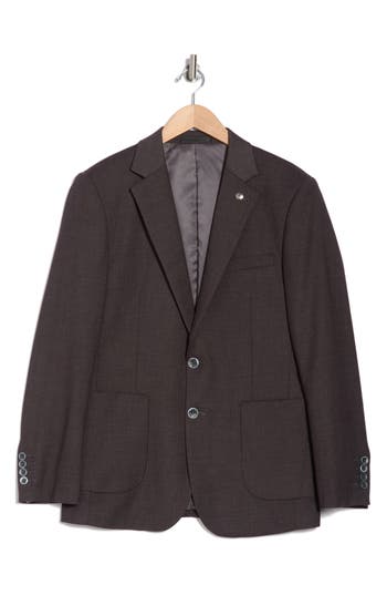 Tahari Slim Fit Sharkskin Blazer