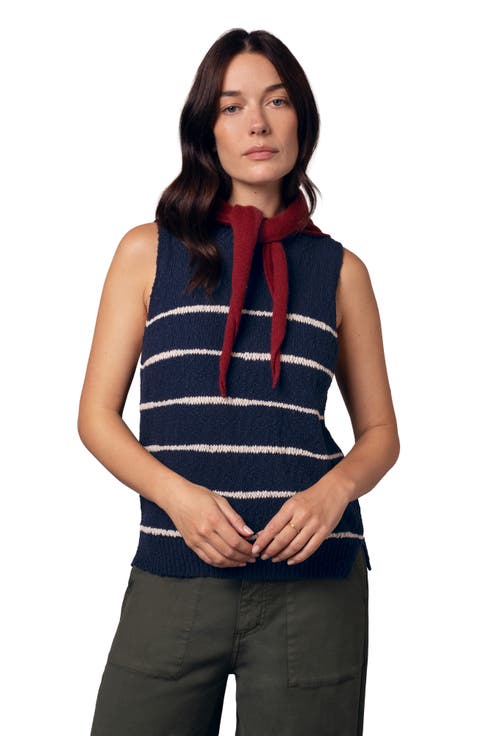 Drop Stitch Knitted Vest Top