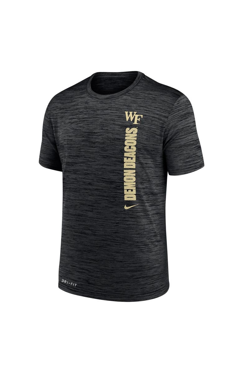 Nike Men's Nike Black Wake Forest Demon Deacons 2024 Sideline Velocity Legend Performance T-Shirt, Alternate, color, Black
