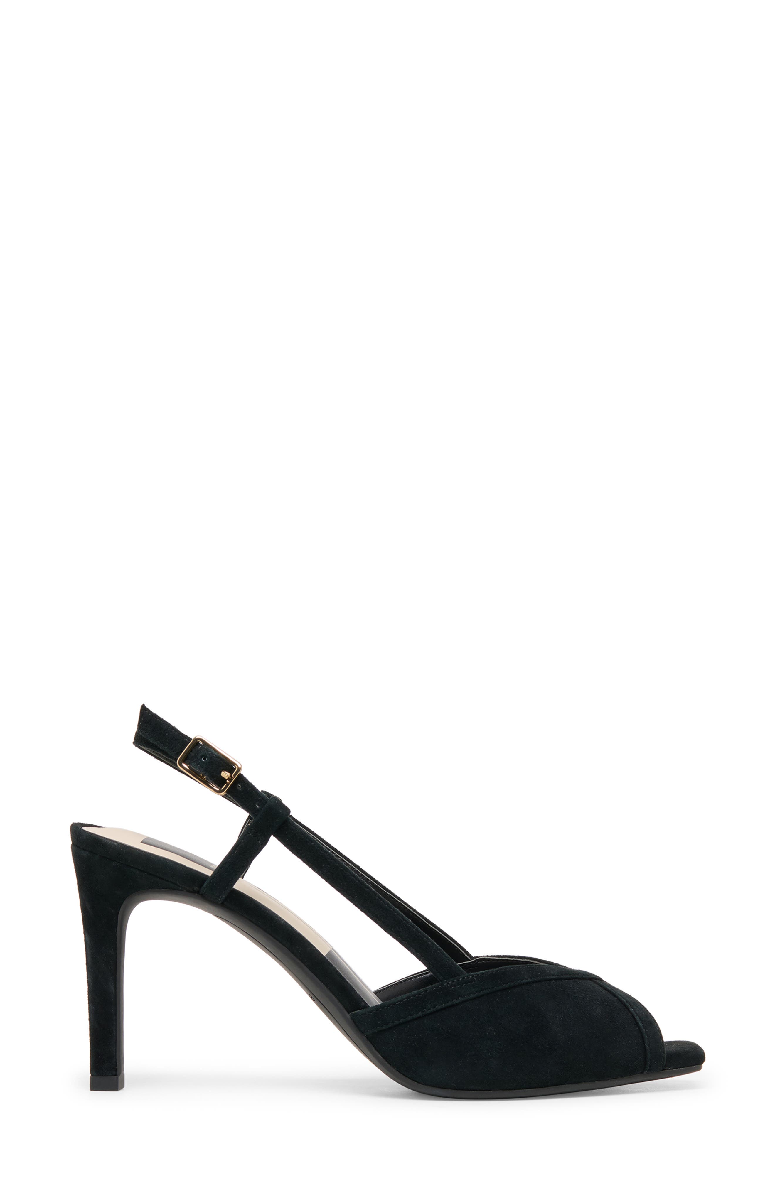 Dolce Vita Sheri Slingback Sandal, Alternate, color, Onyx Suede