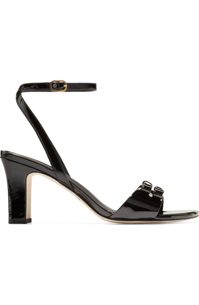 Cole Haan Noella Bow Ankle Strap Sandal, Alternate, color, Black Patent