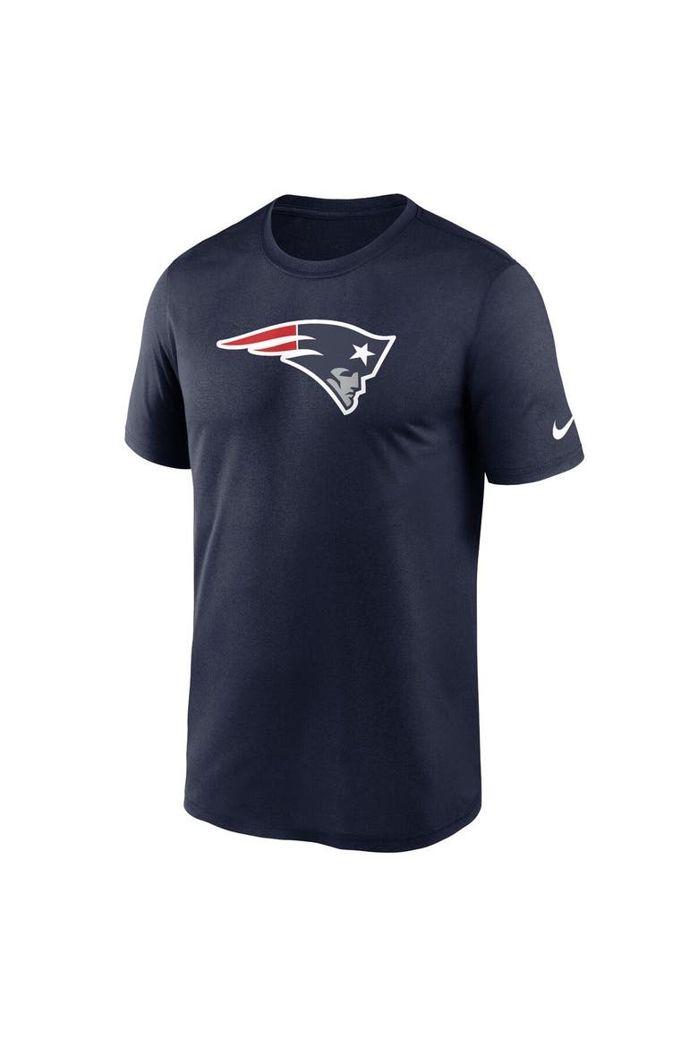 Men's Nike  Navy New England Patriots Legend Logo Performance T-Shirt, Alternate, color, Navy