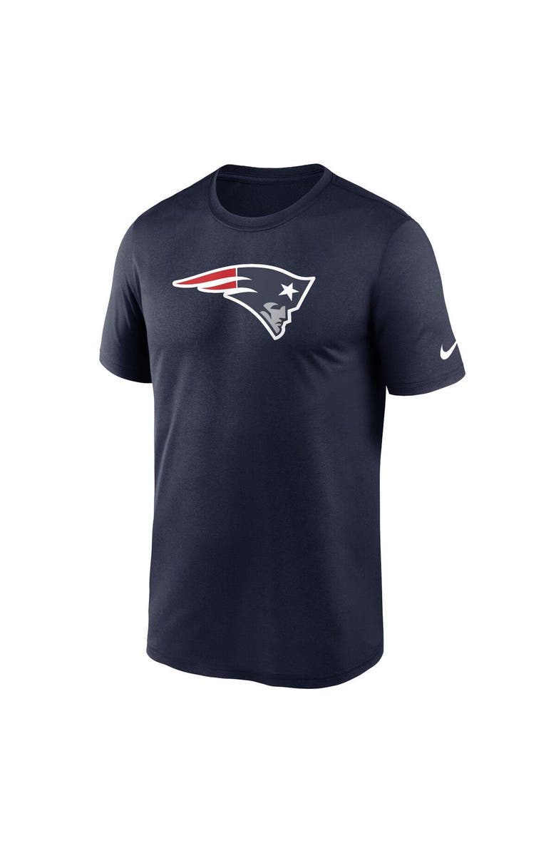 Nike Men's Nike Navy New England Patriots Legend Logo Performance T-Shirt, Alternate, color, Navy