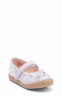 Harper Canyon Kids' Kitty Cat Mary Jane Flat