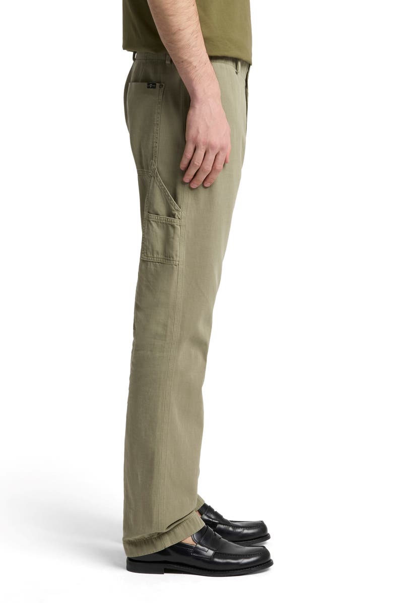 7 For All Mankind Cotton & Linen Carpenter Chinos, Alternate, color,