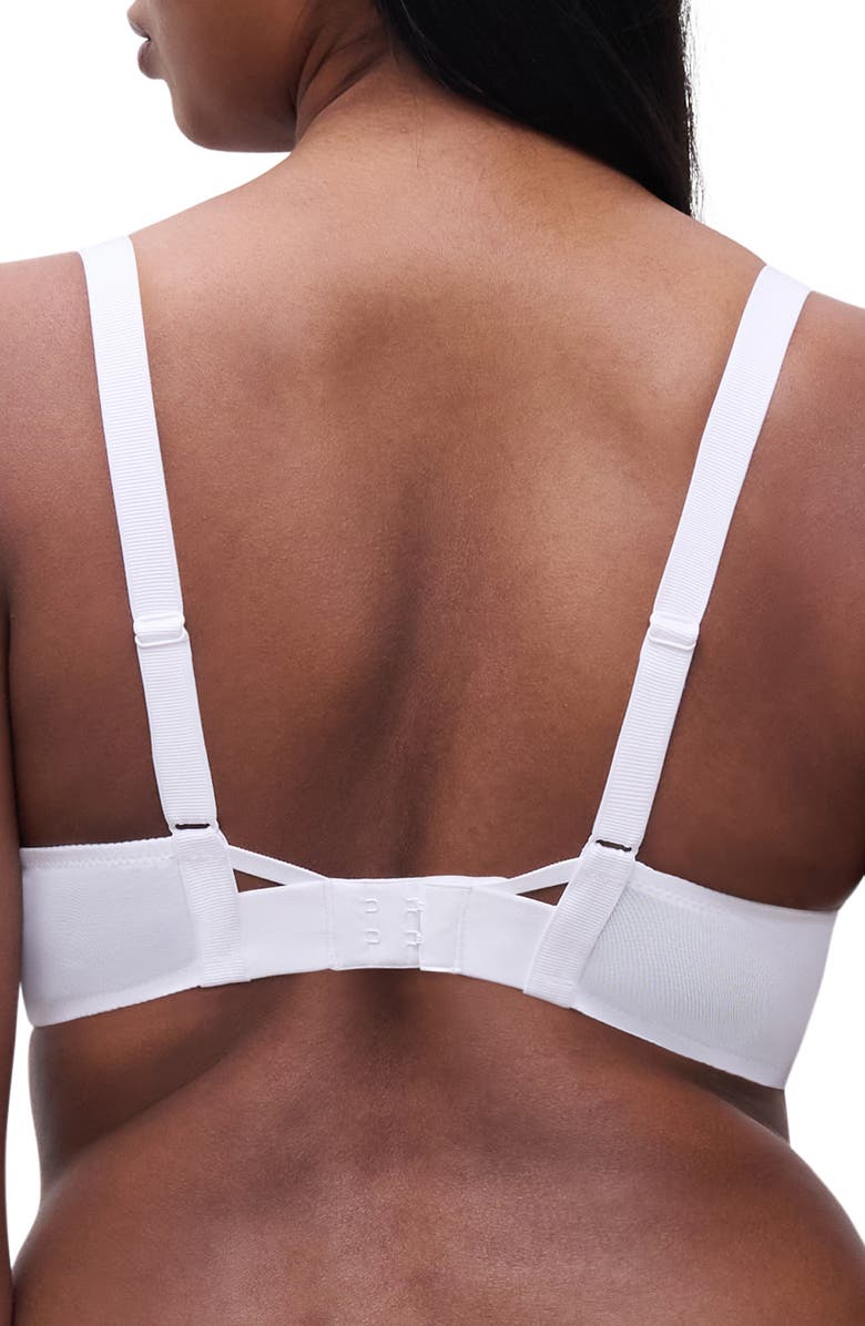 CHANTELLE PULP Mixed Media Underwire Demi Bra, Alternate, color, White