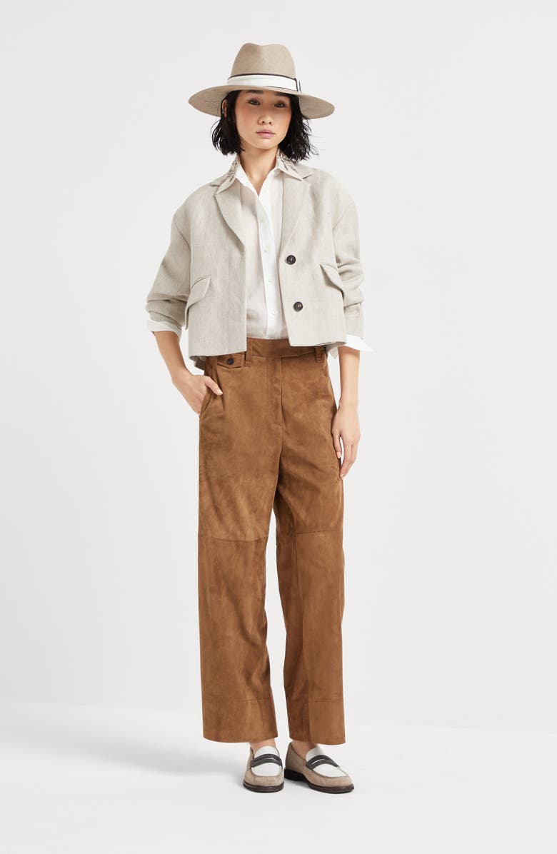 Brunello Cucinelli Flora Embroidery shirt, Alternate, color, 