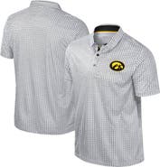 COLOSSEUM Men's Colosseum Black Iowa Hawkeyes Big & Tall Marty Rival Polo