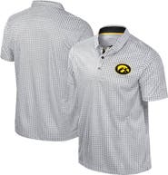COLOSSEUM Men's Colosseum Black Iowa Hawkeyes Big & Tall Marty Rival Polo