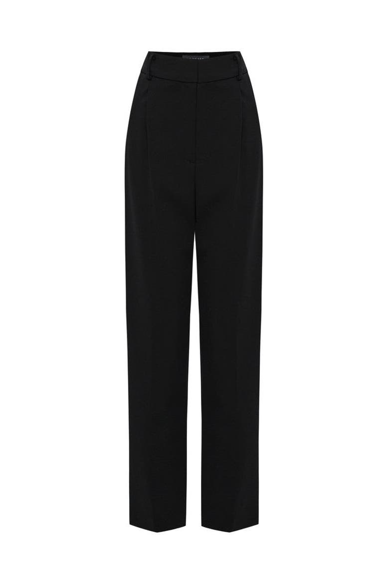 Wide Leg Pants, Main, color, BLACK