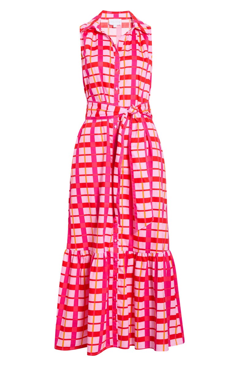 SUGARLIPS Darvy Plaid Sleeveless Dress, Alternate, color, 