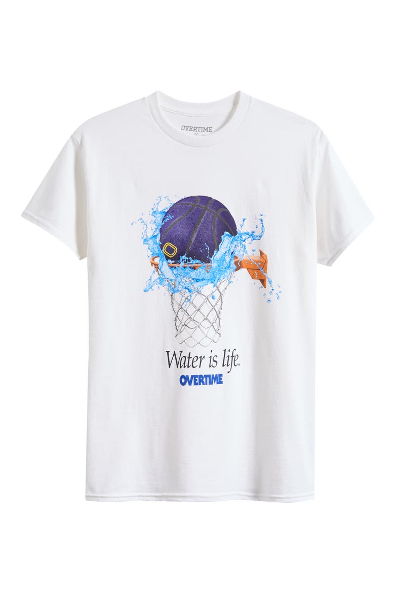 Splash Graphic T-Shirt, Alternate, color, WHITE