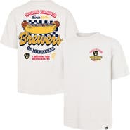 '47 Men's '47 Cream Milwaukee Brewers Glizzy T-Shirt