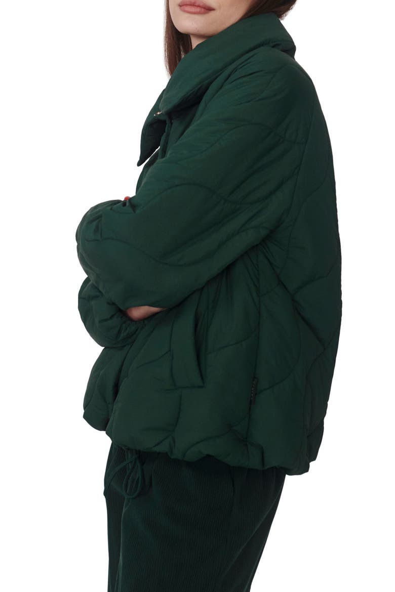 Fabia Quilted Jacket, Alternate, color, PONDEROSA PINE