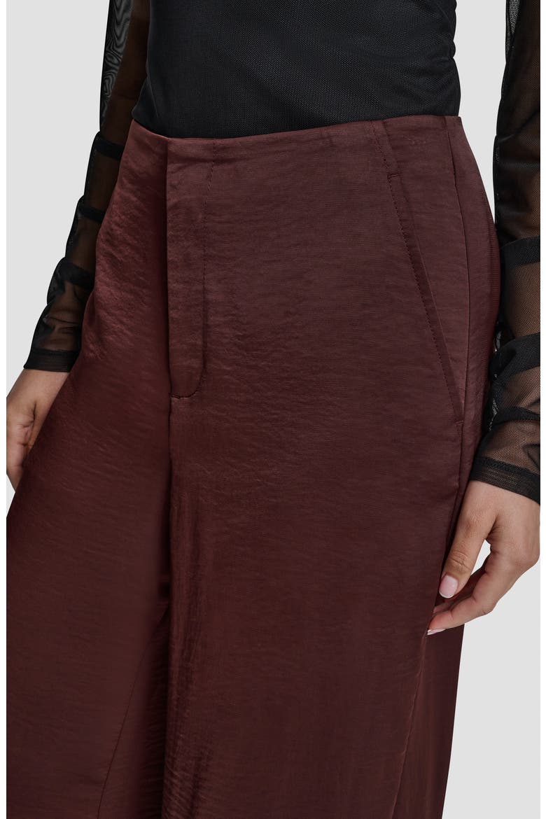 Wide Leg Pants, Alternate, color, BITTER CHOCOLATE