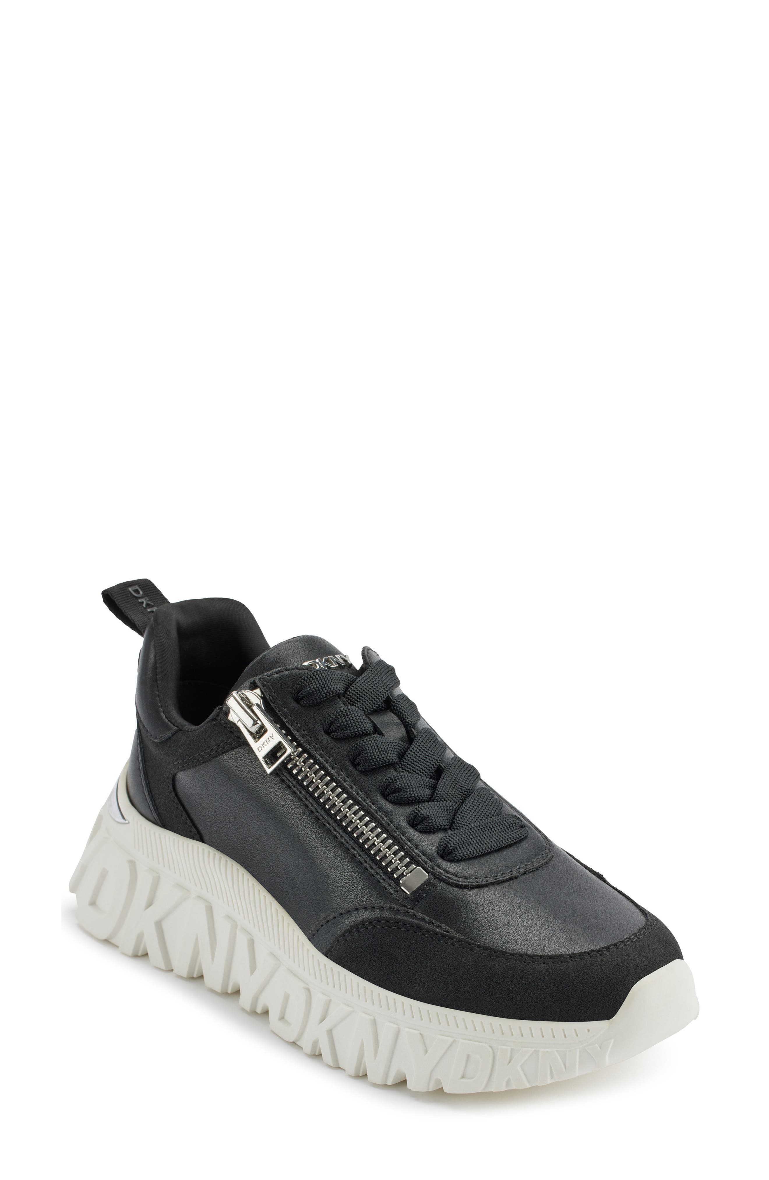 DKNY Lakelyn Platform Sneaker, Main, color, Black