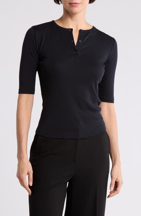 Elbow Sleeve Henley