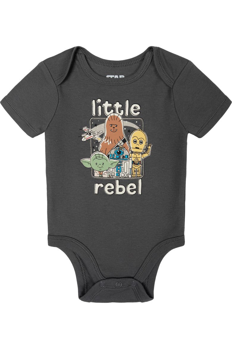 New Baby 4-Piece Bodysuit and Blanket Set, Alternate, color, Cool Gray