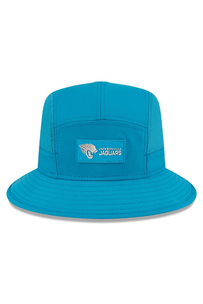 Men's New Era Teal Jacksonville Jaguars 2025 Sideline  Bucket Hat, Alternate, color, Teal