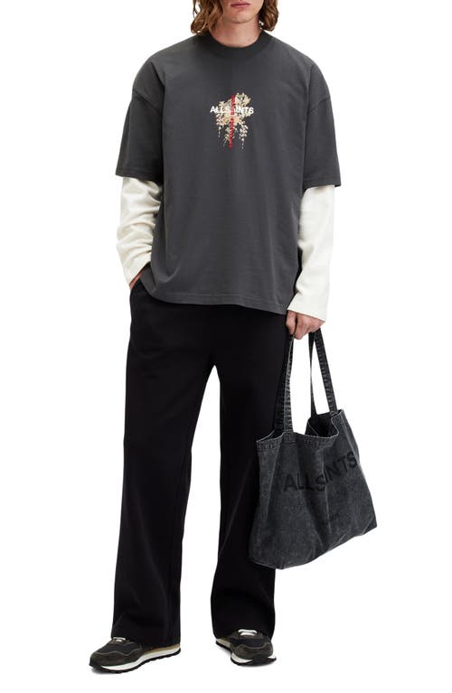 ALLSAINTS ALLSAINTS ETERNAL EMBROIDERED COTTON GRAPHIC T-SHIRT