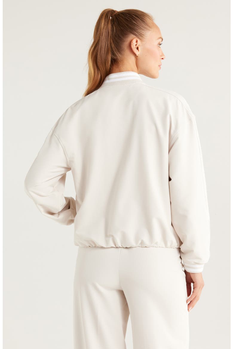 Volley Varsity Jacket, Alternate, color, GREY MOONBEAM