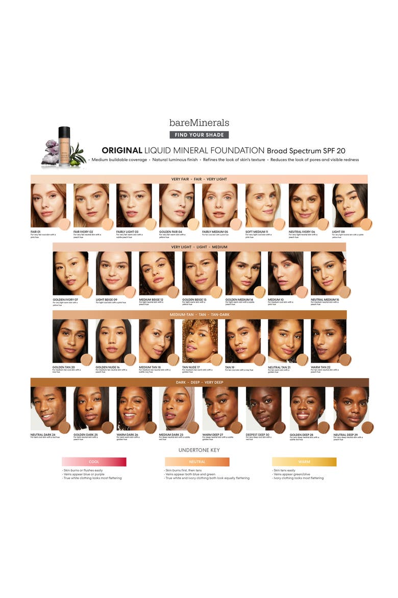 Original Mineral Liquid Foundation, Alternate, color, TAN 19