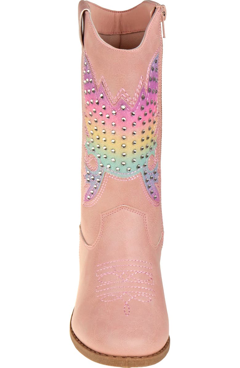 Kensie Girl Kensie ZipUp Boots with Heel for Girls / Stylish Comfortable Fashion Design, Alternate, color, Pink