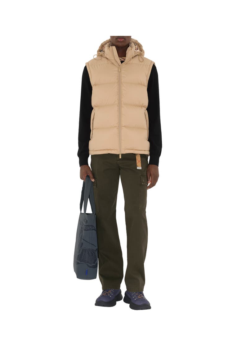 Detachable Sleeve Bideford Puffer Jacket, Alternate, color, Flax beige