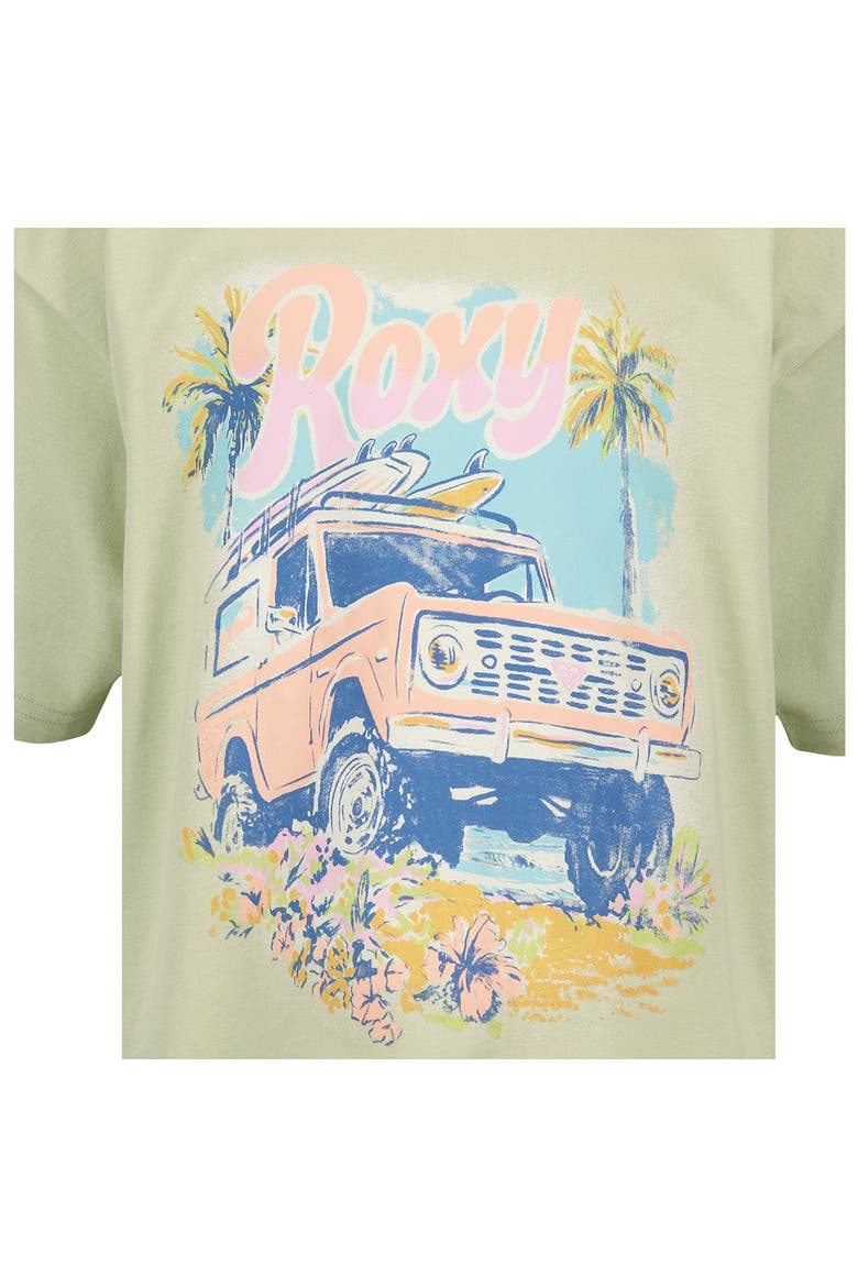 Kids' Coastal Oversize Graphic T-Shirt, Alternate, color, LAUREL GREEN
