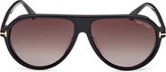 TOM FORD Marcus 60mm Gradient Pilot Sunglasses