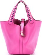 Pre-Owned Hermes Picotin Lock Bag Tressage Epsom PM