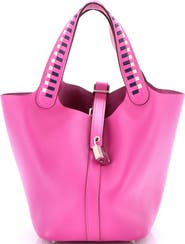 Pre-Owned Hermes Picotin Lock Bag Tressage Epsom PM