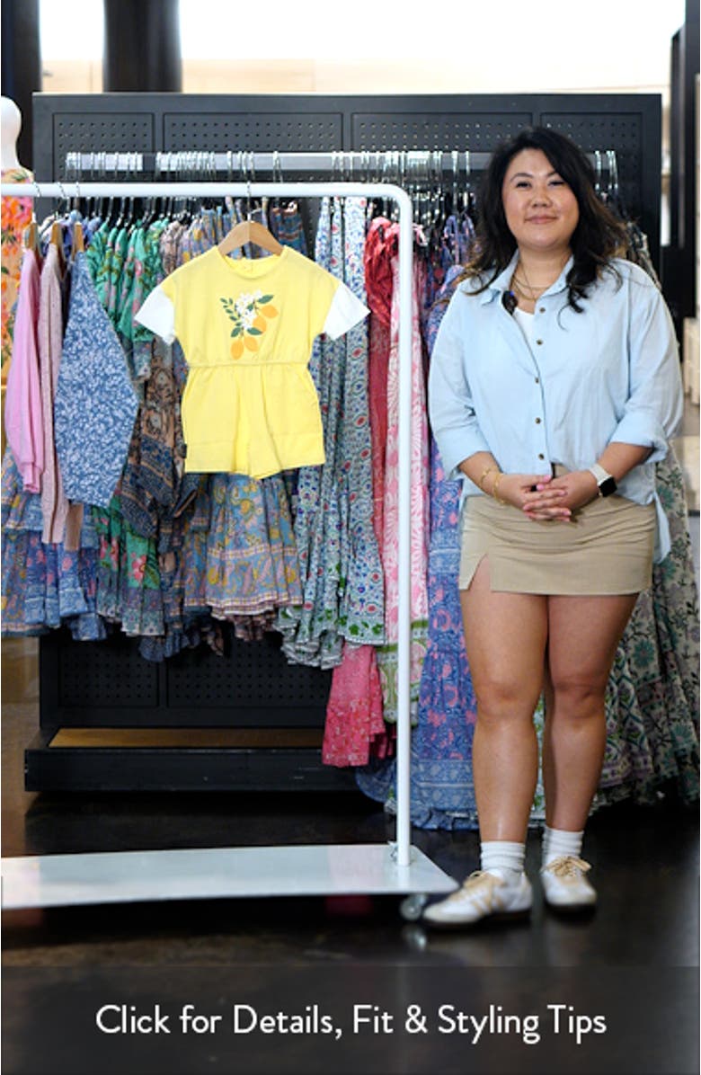 Kids' Lemon Relaxed Fit Romper, sales video thumbnail