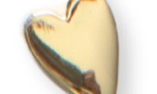 Argento Vivo Sterling Silver Heart Pendant Necklace In Gold