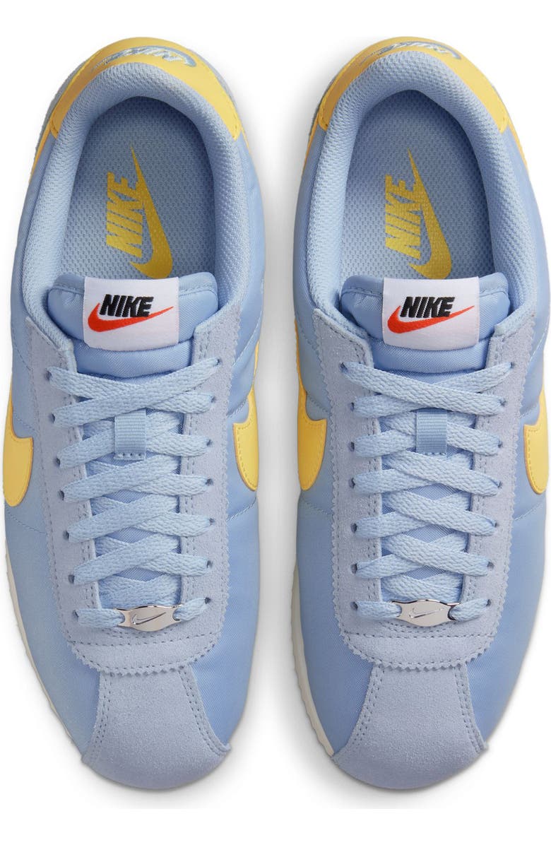 Nike Cortez Sneaker, Alternate, color, Light Armory Blue/ Lightening