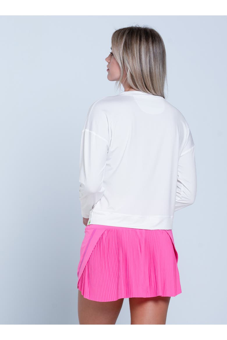 Hype Long Sleeve Top, Alternate, color, Bone