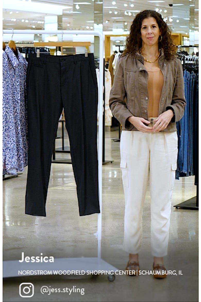 Hugo Boss Genius Slim Fit Stretch Pleated Pants video