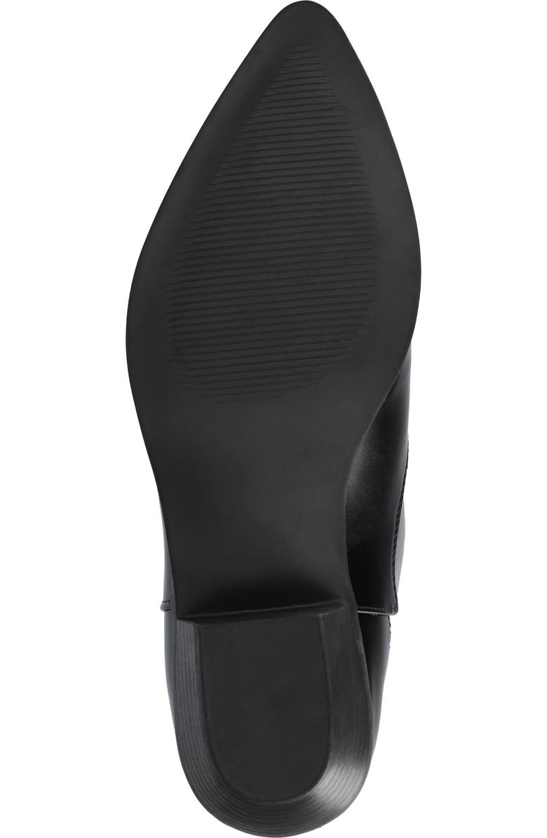 Journee Collection Fritzie Western Ankle Boot, Alternate, color, Black