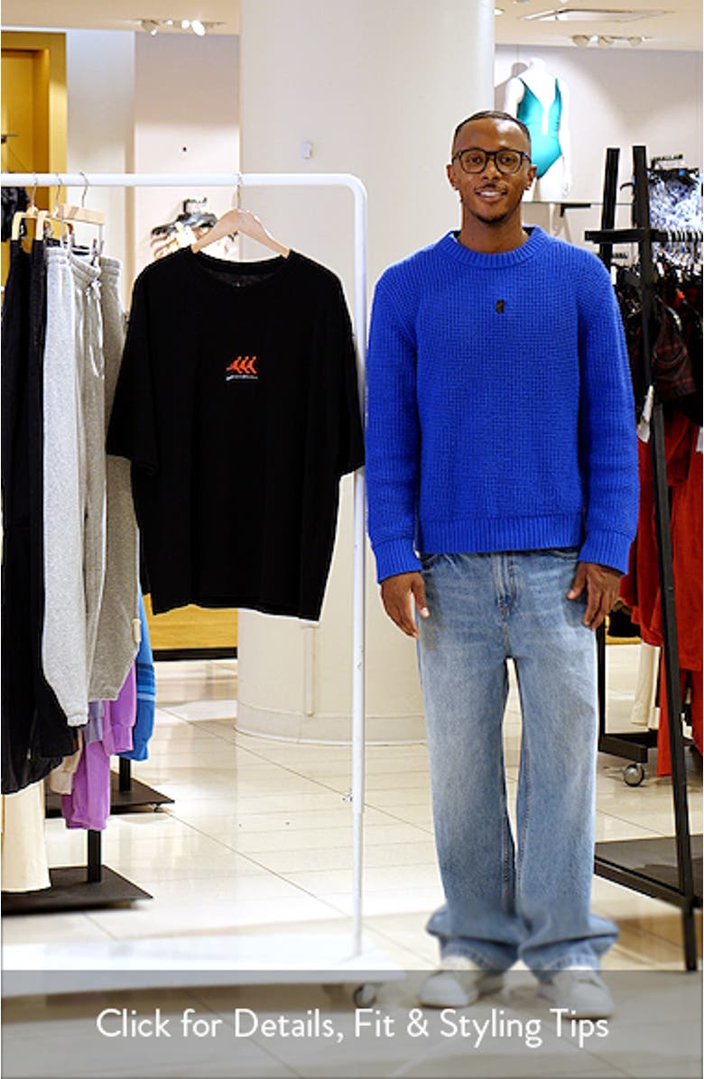 MJ Flight Oversize Short Sleeve Graphic T-Shirt, sales video thumbnail