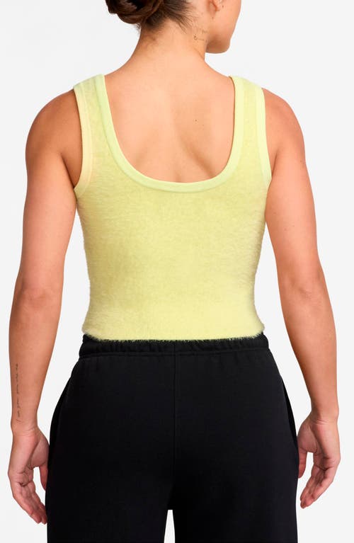 Jordan Air  Sweater Tank In Yellow