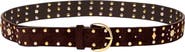 SANDRO Suede belt with rivets