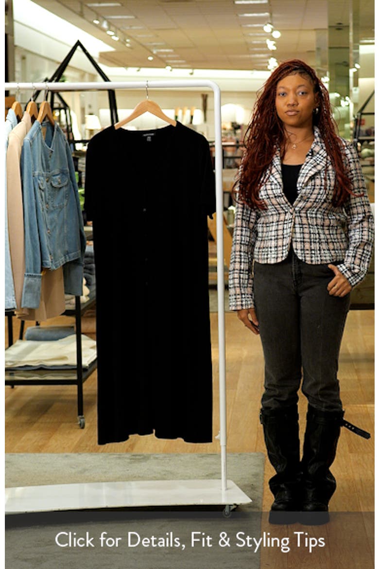 Ribbed V-Neck Dress video