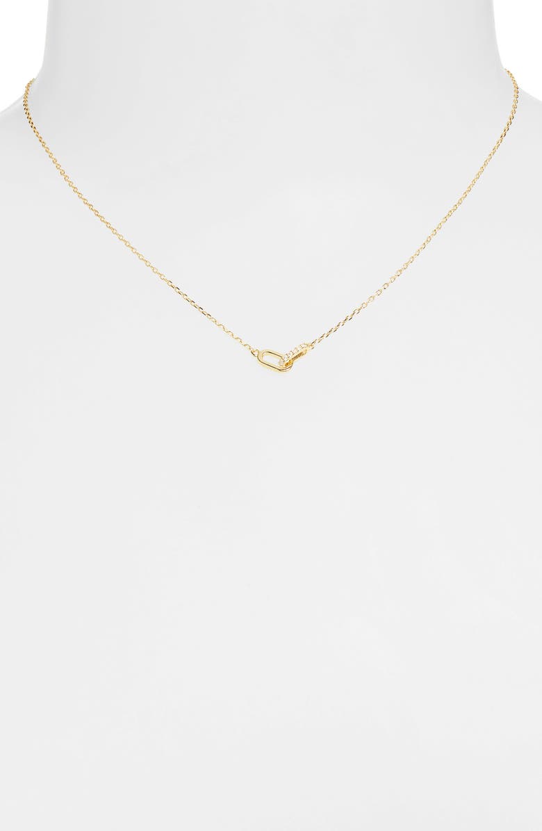 Argento Vivo Sterling Silver Cubic Zirconia Stud Earrings & Pendant Necklace Set, Alternate, color,