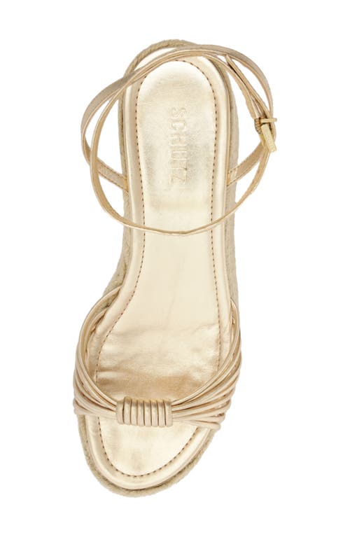 SCHUTZ SCHUTZ LIVIA PLATFORM WEDGE SANDAL 
