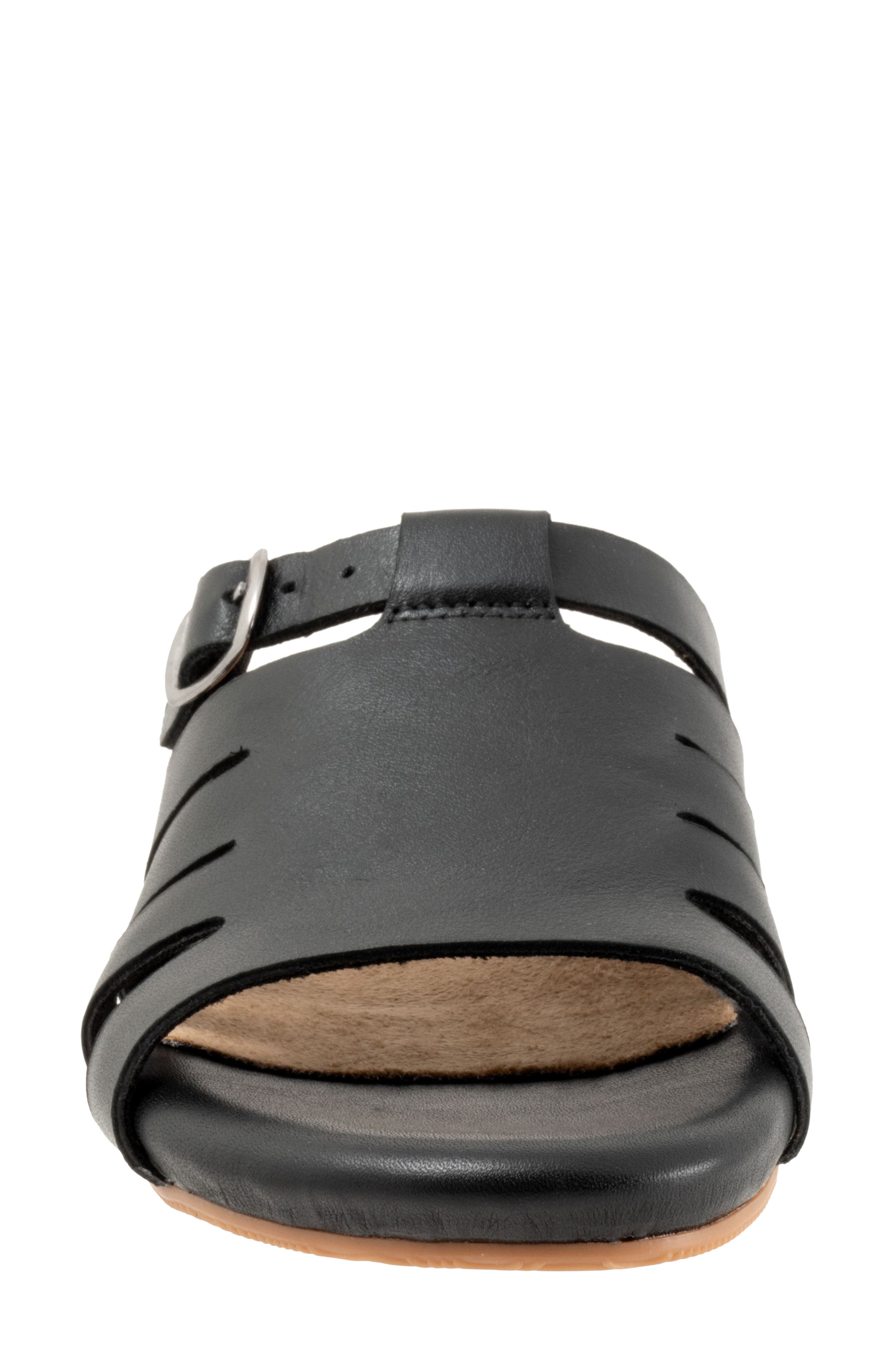 SoftWalk<sup>®</sup> Carolina Slide Sandal, Alternate, color, Black