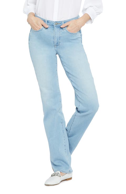 Relaxed Distressed Straight Leg Jeans (Vitality)