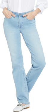 NYDJ Relaxed Distressed Straight Leg Jeans