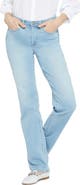 NYDJ Relaxed Distressed Straight Leg Jeans