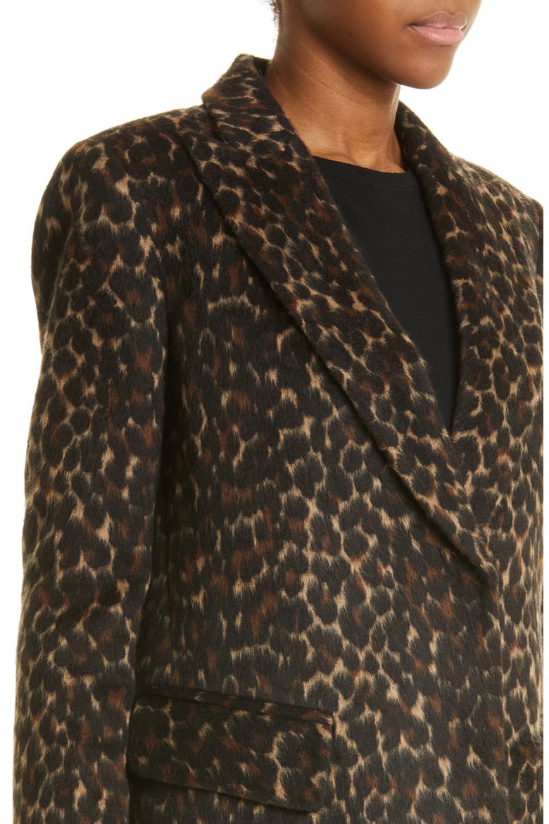 Animal Print Jacket, Alternate, color, DARK LEOPARD