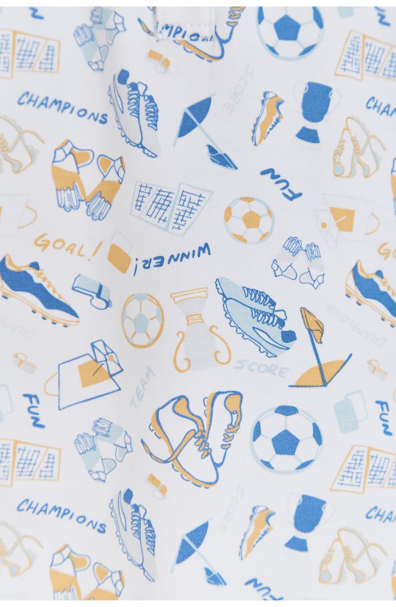 Babycottons Premium Peruvian Pima Cotton Inter Snug Fit Long Pajama Set for Toddler, Alternate, color, Full Print